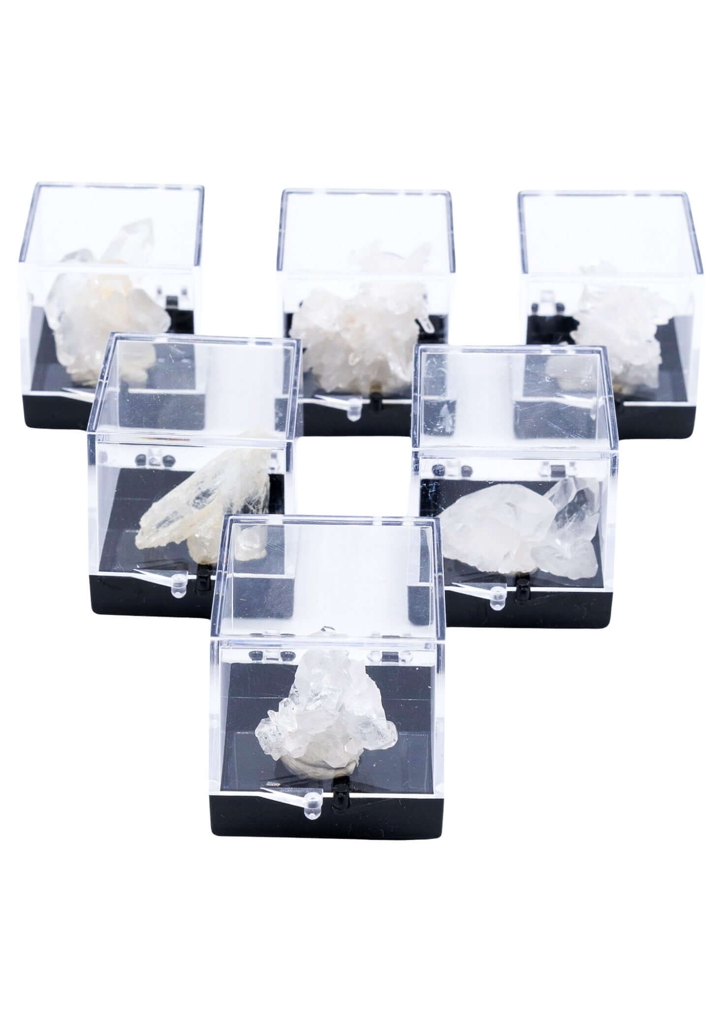 Arkansas Quartz Crystal Perky Box Display (Assorted)