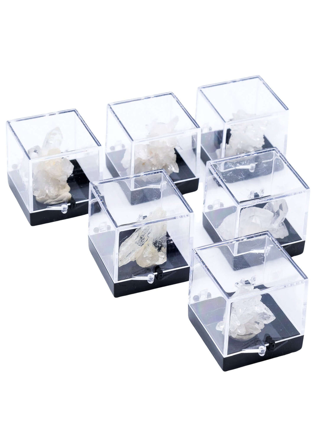 Arkansas Quartz Crystal Perky Box Display (Assorted)