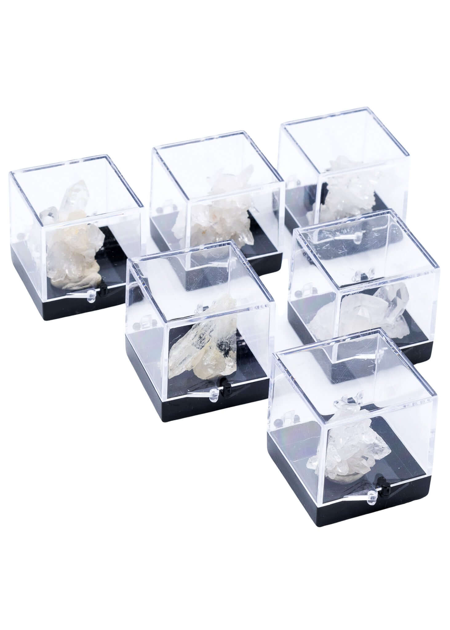 Arkansas Quartz Crystal Perky Box Display (Assorted)